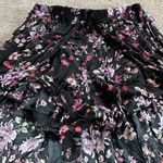Torrid  Black Floral Romper Hi Low Skirt SIZE 0 Photo 1