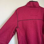 Powder River Outfitters Panhandle Womens 1/4 Zip Pullover Burgundy Pockets Large Red Photo 11