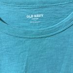 Old Navy Teal T-Shirt with Colorful Graphic Photo 2