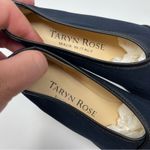 Taryn Rose  KELSEY DEMI WEDGE COMFORT in navy fabric sz 34 Photo 5