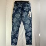 Juicy Couture  Blue Floral Skinny Jeans Photo 1