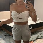 Lane 201 White Bandeau Top Photo 3