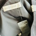 Abercrombie & Fitch Faux Suede Button-Front Black Skirt - Size 00 - NWT Photo 9