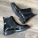 Jeffrey Campbell Black Jeffery Campbell crocodile embossed leather boots size 8 Photo 4