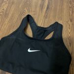Nike Black Medium Support Non Padded Swoosh 2.0 Sports Bra Size Medium Photo 2