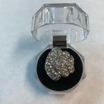 Crystal Stone Woman Ring size 7.5❤️ Silver Photo 4