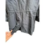 Classiques Entier Women's 3/4 Ruche Sleeve Blue Grey Tencel Lyocell Zip Jacket Photo 3