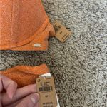 PINK - Victoria's Secret NWT!! Orange Glitter Bikini Set Photo 3