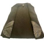 No Boundaries  Faux Leather Vest Faux Shearling Lining NWT Women L/XL Black Urban Photo 2