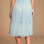 Lulus Summer in Santorini White and Blue Striped Midi Dress summer women size M Photo 8