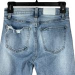 Pistola  SZ 26 Jeans Distressed Frayed Hems Mid-Rise Light Wash Whiskered Blue Photo 5