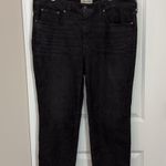 Madewell The Plus Momjean in Hillshore Wash Black Denim Jean 18W Photo 3