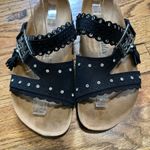 Birkenstock Betula Krystle Swarovski Jewel Sandals Black Sz 38/7 narrow Photo 2