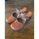 L’ARTISTE Slip On Mary Jane Clog Camel Size 41 10.5 11 NEVER WORN Leather Shoes Tan Photo 1