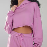 Savage X Fenty Bubble Pink‎ Essential Cropped Hoodie Photo 0