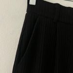 OGL Women's High Rise Plicated Textured Wide Leg Pant Trousers Black XS New Photo 2