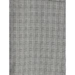 Hilary Radley Women's Plaid Elastic Waist Straight Leg Pull On Pants Black White Photo 3