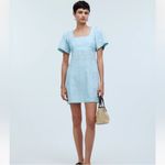 Madewell linen square neck mini dress Photo 1