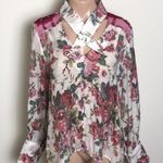 Aratta Silent Journey Diana Tie Neck Top Floral Photo 2