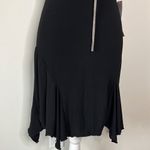 Vintage Goth Handkerchief Dress Black Size M Photo 5