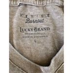 Lucky Brand - Gayle Four Leaf Clover Venice Burnout Tee in Brown Photo 1