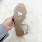 Tahari  Marianne Tan / Nude Leather Sandals heels Photo 9