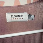 Flounce London satin long sleeve wrap maxi dress Pink Size 6 Photo 5