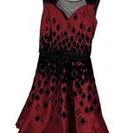 DC Comics Harley Quinn Dress Womens Size XS Red Black Velvet Red Sleeveless NWT Photo 0