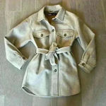 ZARA Tie Belt Jacket Photo 0