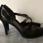 Moda  Reflex Black Embossed Lucinda Pumps High Heels Shoes Size 6 Women’s Photo 1