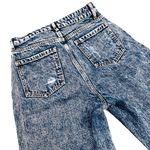 High Waisted High Rise Mom Fit Jeans Boyfriend Jeans Ripped Pants Denim Loose Ankle Crop Leggings Treggings Track Pants Blue Size XS Photo 4