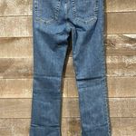 UTERQUE baby flare with slit jeans size 24 Blue Photo 3