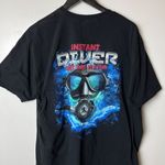 Urban Outfitters Instant Diver T Shirt Black XXL 2XL Graphic Tee Cotton Short Sleeve Solid Logo Photo 5