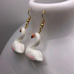 Flamingo Swan Earrings Photo 2