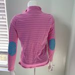 Vineyard Vines  pink striped quarterzip pullover sweatshirt Photo 4