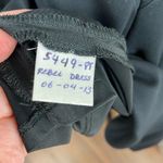 Anthropologie Eva Franco Rebel Black Nude Mesh Inset Fit and Flare Knit Dress Size 6 Photo 9