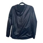 Adidas Linear Windbreaker Black Logo Full Zip Hooded Jacket Photo 5