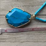 Kendra Scott  Beatrix Aqua Blue Howlite Pendant Necklace New with tags! Photo 6