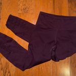 dark purple leggings with cut outs on calf Size M Photo 0