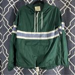 Green Windbreaker Jacket Size M Photo 1