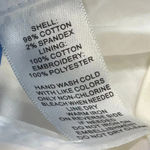 White House | Black Market  White Strapless Dress Gold & Silver Beading Size 2 XS Photo 6