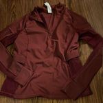 Fabletics Women’s  maroon long sleeve athletic pullover jacket Photo 0