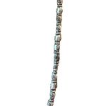 Madewell  Statement Necklace Silver & Gold Tone Stick Fringe Adjustable 22" Triba Photo 2