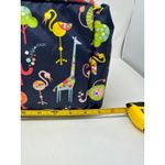 LeSportsac Zoo Animals Print Diaper Bag Navy Blue Photo 5