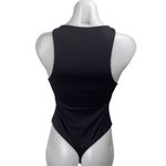 Aritzia  Babaton Women's Black Sleeveless Racerback Thong Bodysuit Tank Top Sz M Photo 1