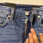 BLANK NYC  Medium Wash Skinny Jeans Raw Hem 26 Photo 10