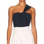 Veronica Beard  Belinda one-shoulder jacquard top- size 6 Photo 0