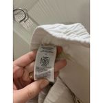 Athleta  Cabo Linen Shorts Size 6 White Vacation Beachy Boho Outdoors Comfy Photo 4