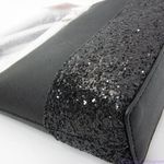 Kate Spade NWT greta court glitter ramey crossbody bag, Black Photo 9