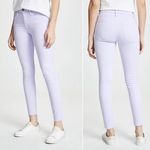 frame denim  Le High Skinny Raw Hem Ankle Jeans in Lavender Purple Size 26 | 2 Photo 1
